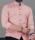 Peach Slim Fit Formal Shirt